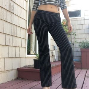 Express vintage pinstripe flare pants